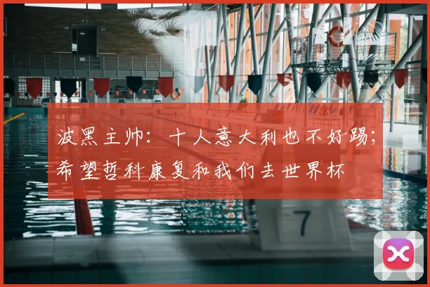 波黑主帅：十人意大利也不好踢；希望哲科康复和我们去世界杯